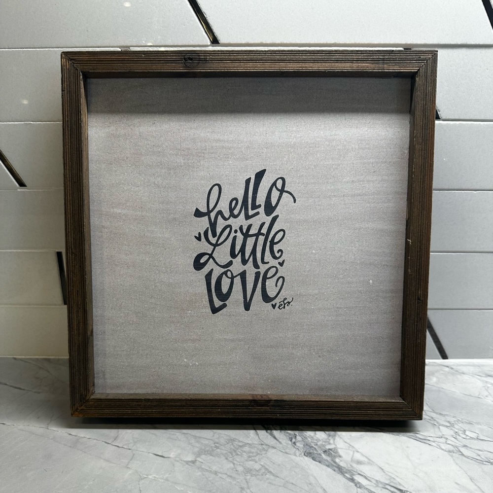 Wooden Wall Art Sign